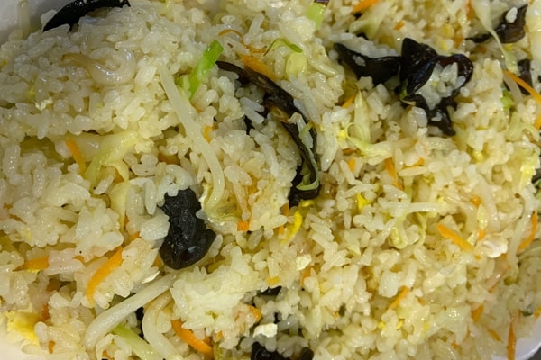 21. Пържен ориз с китайски гъби